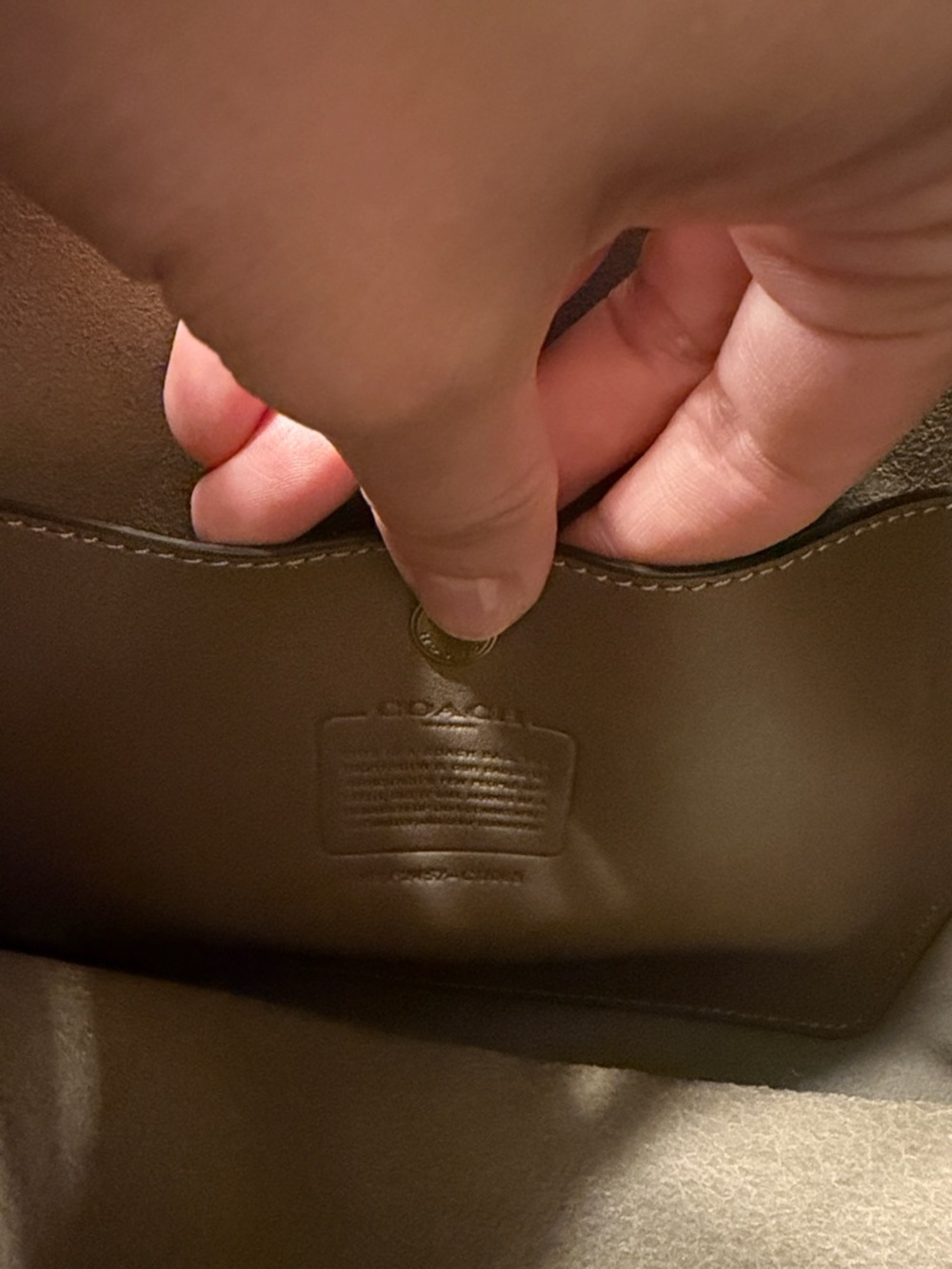 Coach Brown Dark Stone Brooklyn bag 28 - Picture 8 of 12